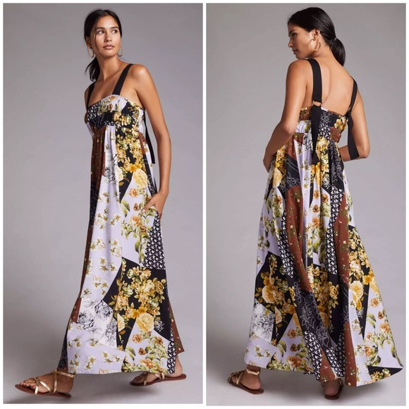 Anthropologie Maeve Floral Maxi Dress NWT [850]